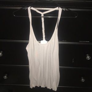 Gray Braided Tank Top